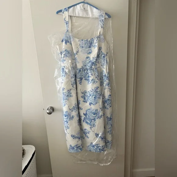 Sachin + Babi Blue Floral Olena Dress